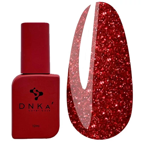 База DNKa Cover New Formula №0002 Gambling класичний червоний із золотим шимером 12 мл (FTDNKA0002)