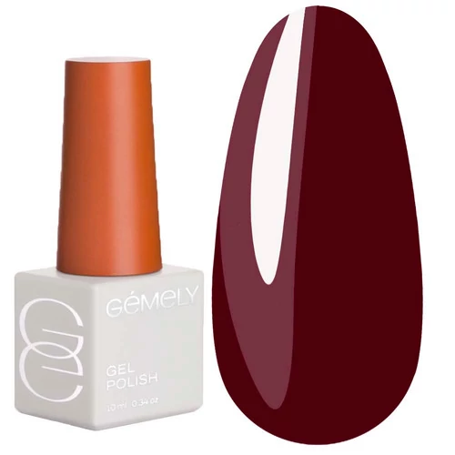 Гель-лак GEMELY  Max color №21 чорний винний 10 мл (7703933)