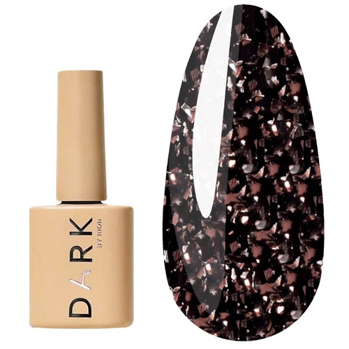 Топ DARK Pink Flake Top прозорий з рожевими блискітками 10 мл (DPinkFlakeTop10)