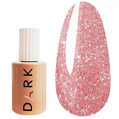 База Dark PRO base Shine 17  рожева з шиммером 15 мл (DSB1715)