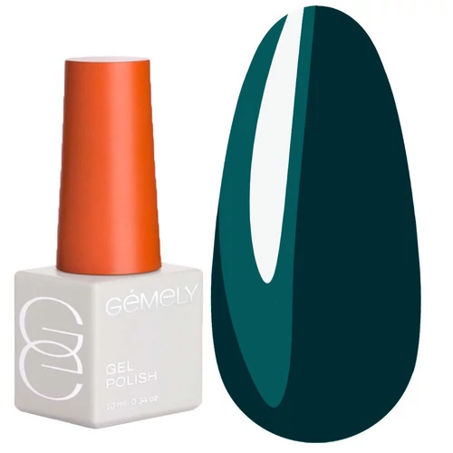 Гель-лак GEMELY  Max color №053 Black Green  чорно-зелений 10 мл (7705297)