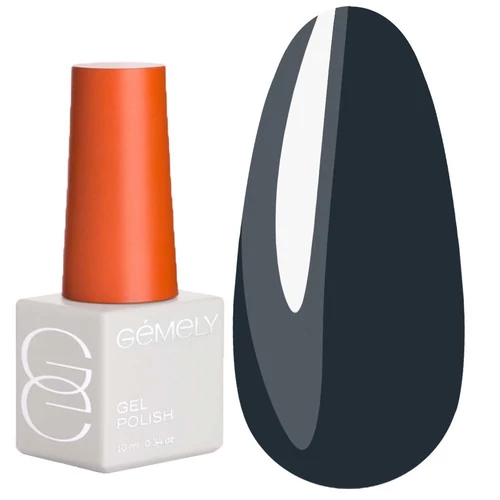 Гель-лак GEMELY  Max color №054 Dark Gray темно-сірий 10 мл (7705298)