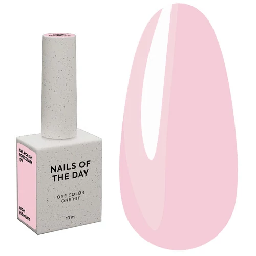 Гель-лак NAILS OF THE DAY Porcelain 179 ніжний рожево-пудровий 10 мл (НФ-00028519)