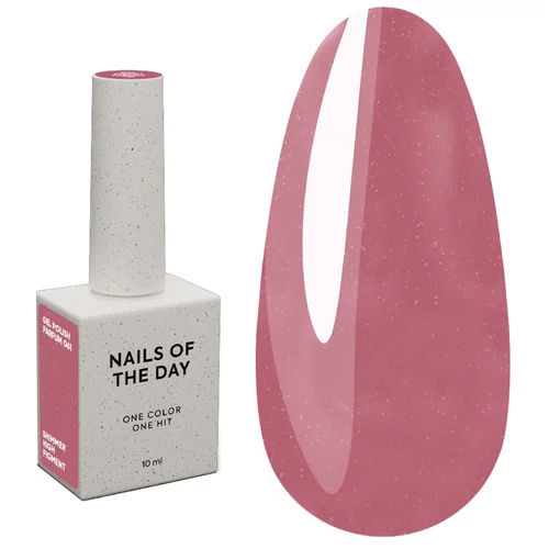 Гель-лак NAILS OF THE DAY Parfum 061темний пудровий із шиммером 10 мл (НФ-00028523)