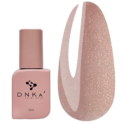 База DNKa Cover New Formula  №0030 Luxurious коричнево-бежевий із срібним шимером 12 мл (FTDNKA0030)