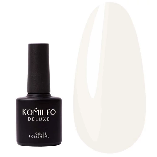 Топ KOMILFO Milky White No Wipe HEMA/TPO Free без липкого шару молочно-білий 8 мл (260717)
