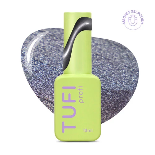 Гель-лак з ефектом котячого ока TUFI Profi MYSTIC CAT EYE 64 Spell чорний 10 мл (0334084)