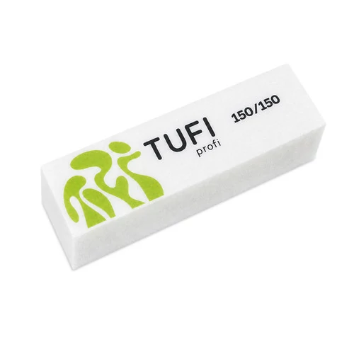 Баф шліфувальний для манікюру TUFI profi білий 150/150 грит 1 шт (0333972)