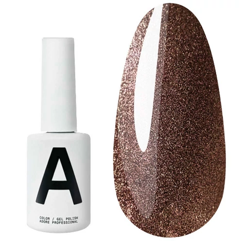 Гель-лак ADORE Cat’s Eye Mm-09 бежево-коричневий 12 мл (5908121120223)