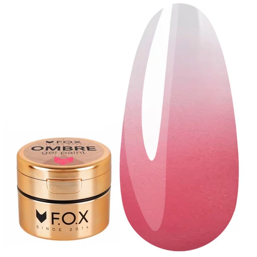 Гель-фарба FOX Ombre Gel Paint №08 рожевий 5 мл (OGP-008)