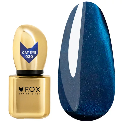 Гель-лак F.O.X Cat Eye 030 сапфірово-синій 9 мл (FCEL-030)