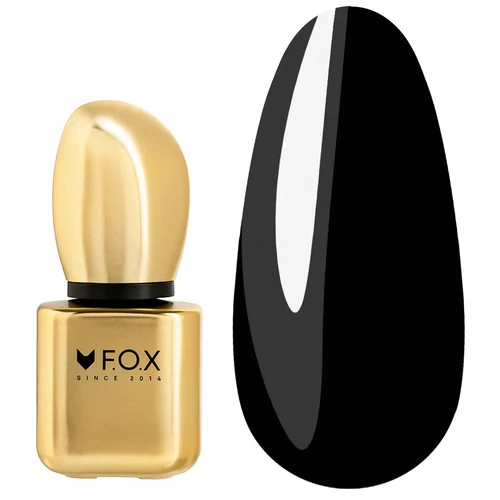 Гель-лак F.O.X KERATIN gel-polish Ultra Black  9 мл (FUB)