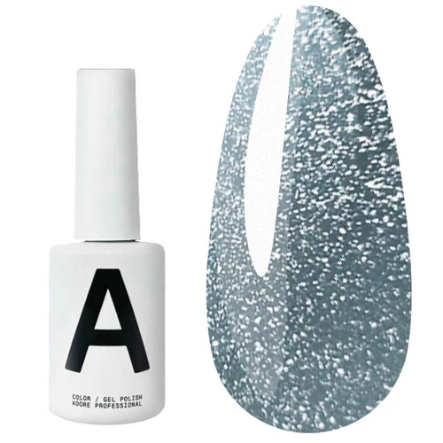 Гель-лак ADORE Cat's Eye C-06 холодний срібний 12 мл (5908121120490)