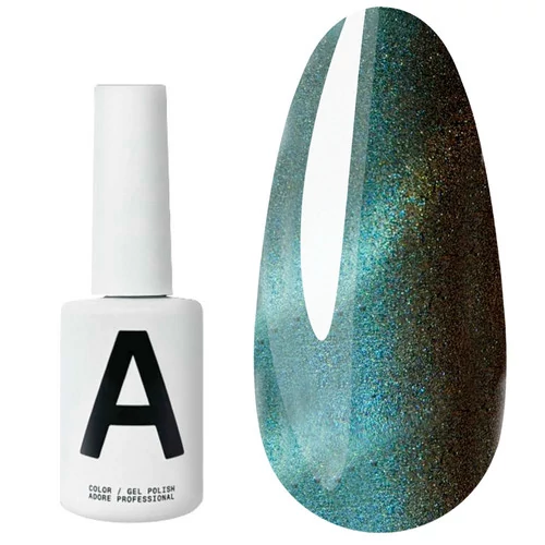 Гель-лак ADORE Cat’s Eye 07:00  смарагдовий 12 мл (5908121121008)
