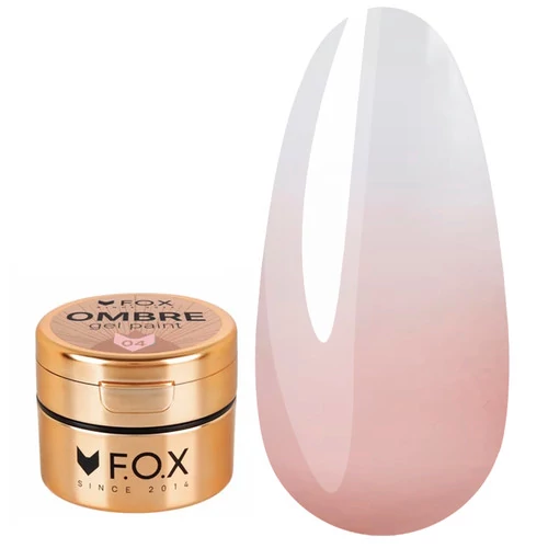 Гель-фарба FOX Ombre Gel Paint №04 бежево-рожевий 5 мл (OGP-004)