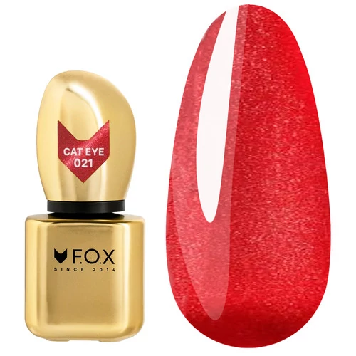 Гель-лак F.O.X Cat Eye 021 бордовий 9 мл (FCEL-021)