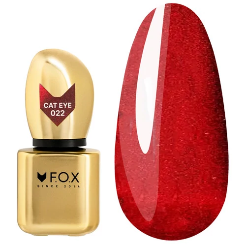 Гель-лак F.O.X Cat Eye 022  винний 9 мл (FCEL-022)
