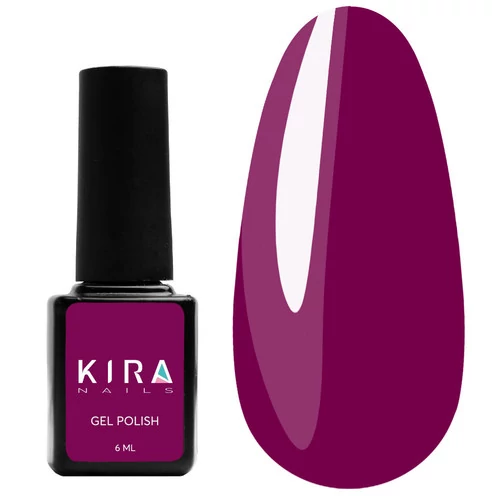 Гель-лак Kira Nails HEMA/TPO free №063 темна фуксія 6 мл (868399)