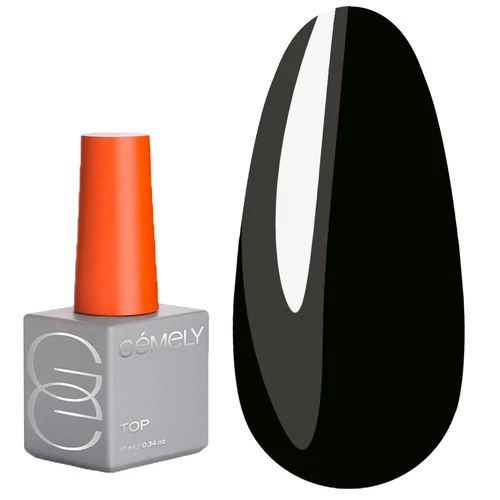 Топ для нігтів GEMELY Neo Cover №47  Black Glass 10 мл (7705360)