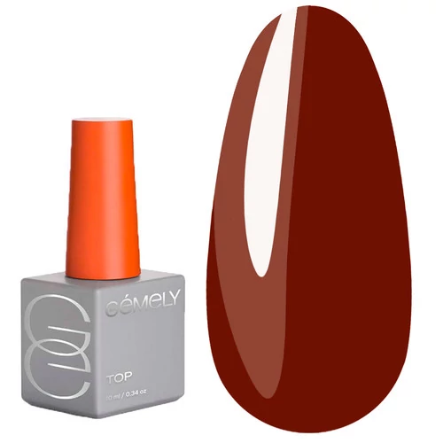 Топ для нігтів GEMELY Neo Cover №48  Brown Glass 10 мл (7705361)