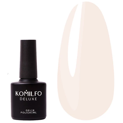 Гель-лак KOMILFO Deluxe Series HEMA/TPO free №D004 молочний 8 мл (945639)
