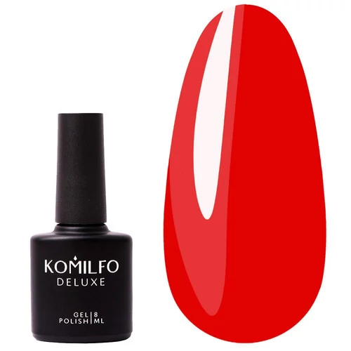 Гель-лак KOMILFO Deluxe Series HEMA/TPO free №D082 класичний червоний 8 мл (244868)