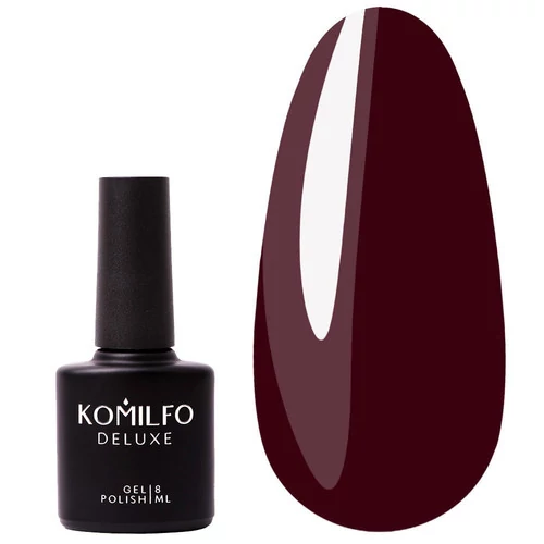 Гель-лак KOMILFO Deluxe Series HEMA/TPO free №D303 темний винний 8 мл (790966)