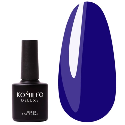 Гель-лак KOMILFO Deluxe Series HEMA/TPO free №D125 синій 8 мл (506303)