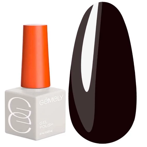 Гель-лак GEMELY Max color №09 Black Cherry темний вишневий 6 мл (7704002)