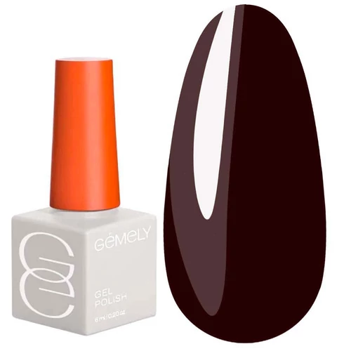 Гель-лак GEMELY Max color №11 Black Wine темний винний 6 мл (7704006)