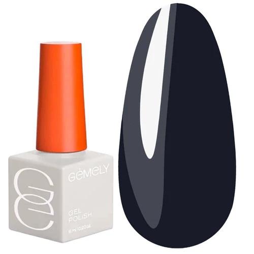 Гель-лак GEMELY Max color №13 Black Blue темно-синій  6 мл (7704010)