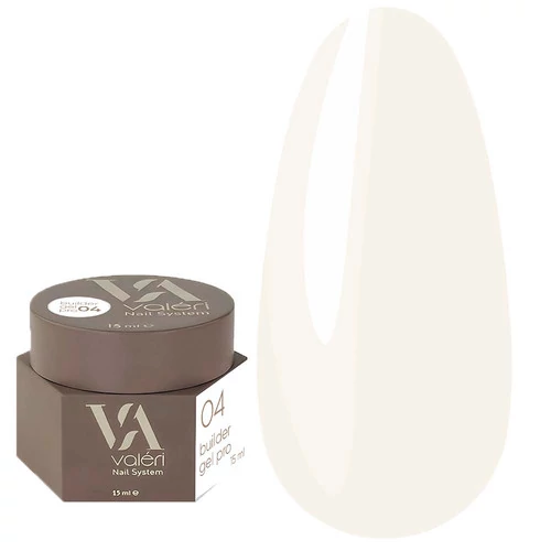Гель для нарощування VALERI Builder Gel Pro №04 Milk 15 мл (PVBG-04)
