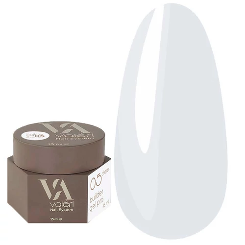 Гель для нарощування VALERI Builder Gel Pro №05 Clear 15 мл (PVBG-05)