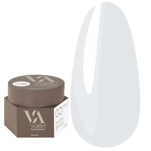 Гель для нарощування VALERI Builder Gel Pro №05 Clear 30 мл (PVBG30-05)