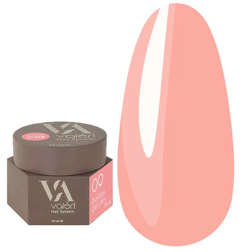 Гель для нарощування VALERI Builder Gel Pro №09 карамельний 30 мл (PVBG30-09)