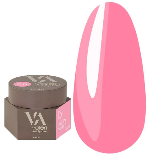 Гель для нарощування VALERI Builder Gel Pro №13 рожевий 30 мл (PVBG30-13)