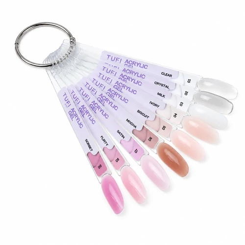 Профарбована палітра акригелів TUFI profi Acrylic Gel 9 відтінків (0332980)