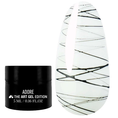 Арт-гель ADORE "Spider gel" 5г №02 чорна  (5906935705285)