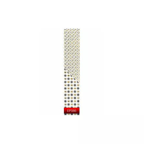 Наклейки №ЕP086 KODI Nail Art Stickers золото, шт.