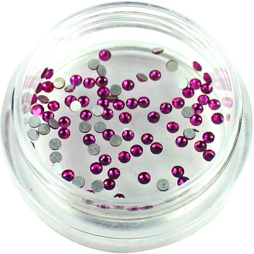 Стразы Nila  Fuchsia в баночке SS3 100 шт