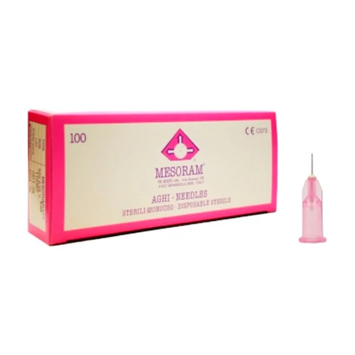 Игла для мезотерапии MESORAM 32G 0.23х4 мм 100 шт - Фото №2