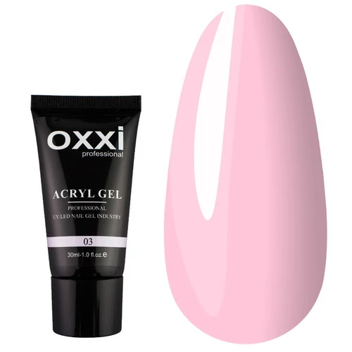 Полигель OXXI Acryl Gel №3 холодный розовый 30 мл (000000473)