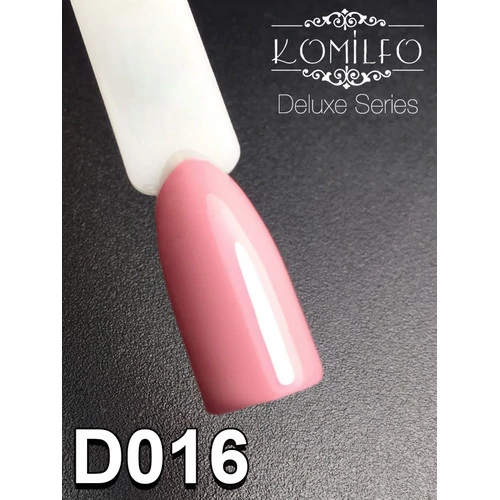 Гель-лак KOMILFO Deluxe Series №D016 розовый щербет 8 мл (111016) - Фото №2