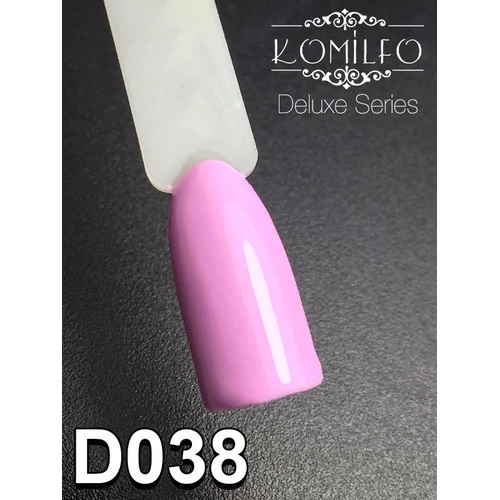 Гель-лак KOMILFO Deluxe Series №D038 яркий лавандово-розовый 8 мл (111038) - Фото №2