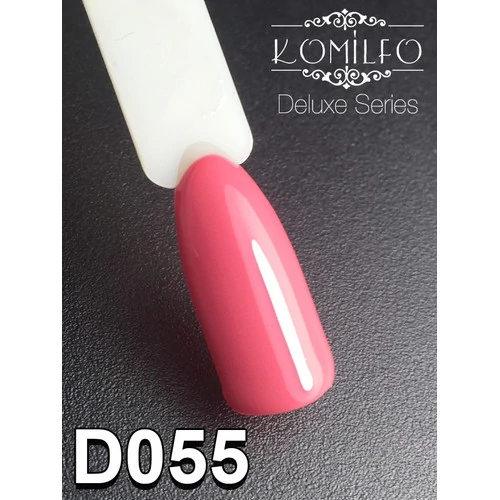 Гель-лак KOMILFO Deluxe Series №D055 кораллово-розовый 8 мл (111055) - Фото №2