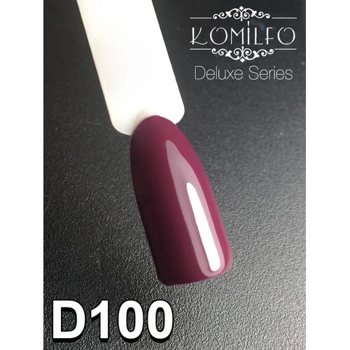 Гель-лак KOMILFO Deluxe Series №D100 сумеречная марсала 8 мл (111100) - Фото №2