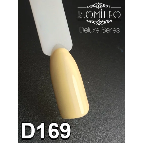 Гель-лак KOMILFO Deluxe Series №D169 бледно-желтый 8 мл  (111169) - Фото №2