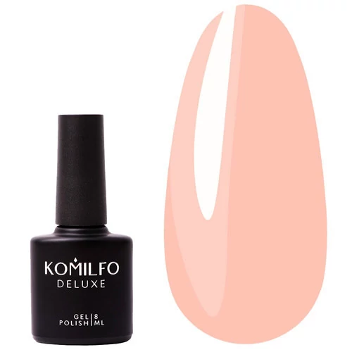 Гель-лак KOMILFO Deluxe Series №D014 телесный розовый 8 мл (111014) - Фото №1