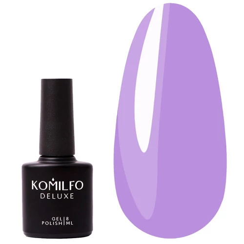 Гель-лак KOMILFO Deluxe Series №D120 сиреневый аметист 8 мл (111120) - Фото №1
