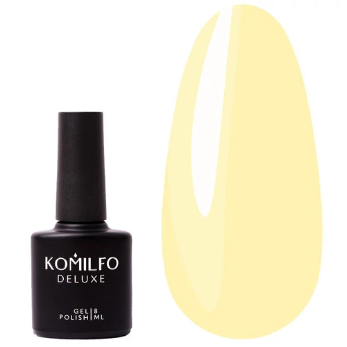 Гель-лак KOMILFO Deluxe Series №D169 бледно-желтый 8 мл  (111169) - Фото №1